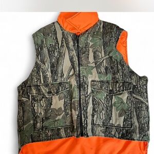 Women’s Camo and Orange Hunting Vest